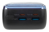 Rivacase VA1080 powerbank Lithium polymer (LiPo) 30000 mAh Sort, Blå
