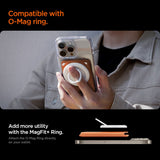 Spigen Valentinus Magfit+ Magsafe Universal Magnetisk Kortholder Metallisk Orange