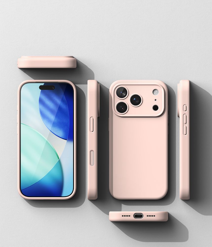 Ringke Silikone Magnetisk Magsafe Iphone 18 Pro Pink Sand