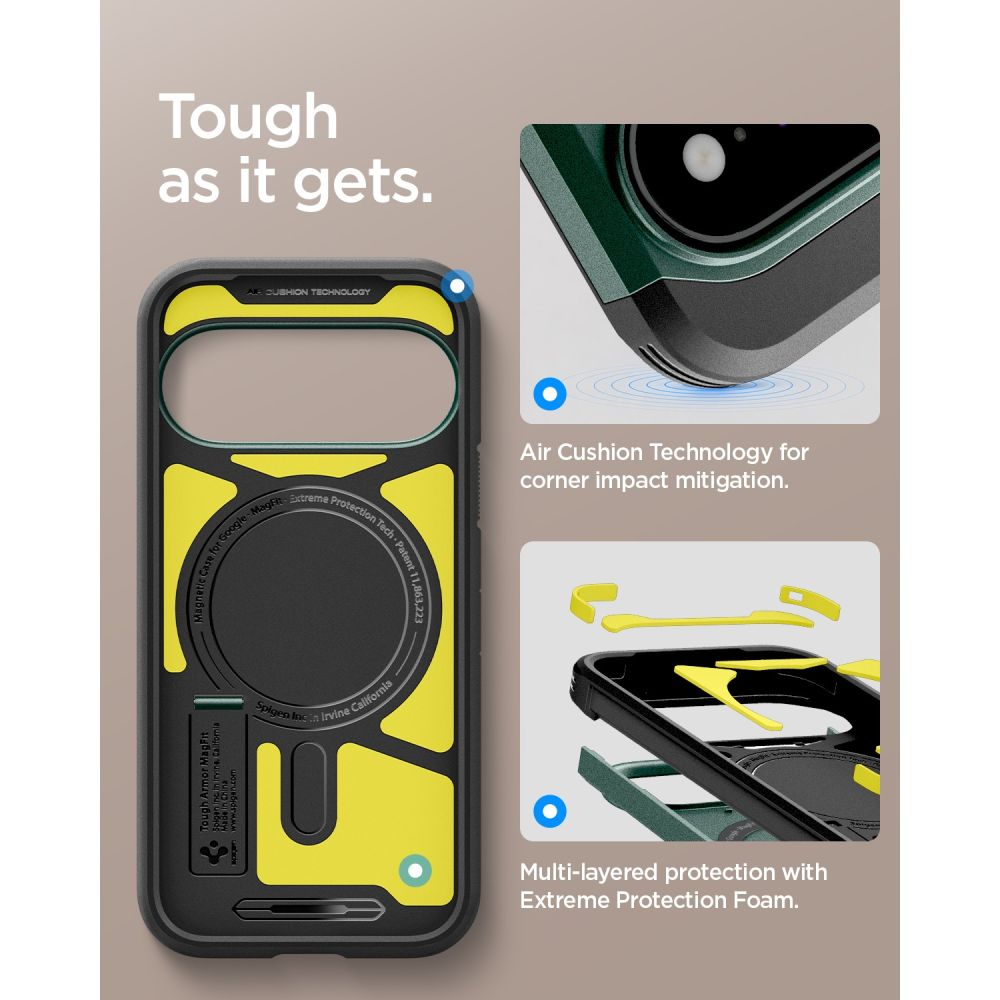 Spigen Tough Armor Magsafe Google Pixel 11 Pro Abyss Green