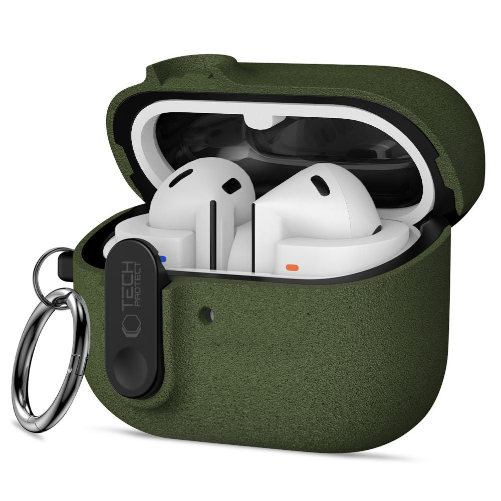 Tech Protect Slim Hook Samsung Galaxy Buds 3 / 3 Fe / 3 Pro Olivegrøn
