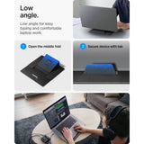 Spigen Ld201 S8 Slimfold Bærbare Og Tablet Stativ Space Grå
