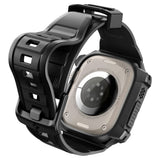 Spigen Rugged Armor ”Pro” Apple Watch Ultra 1 / 2 / 3 / 4 (49 Mm) Sort