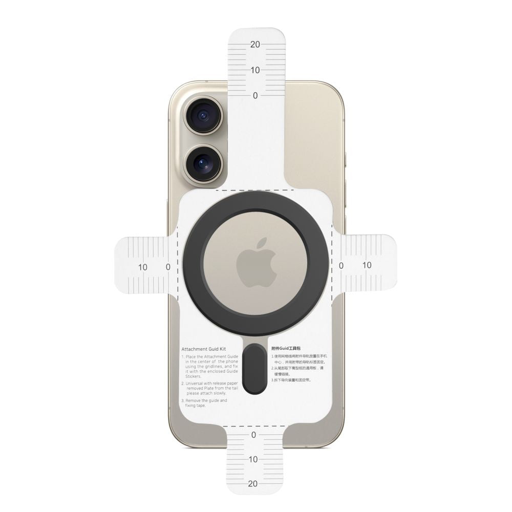 Tech Protect Mmp 100 Magnetisk Magsafe Ring 2 Pak Sort & Hvid