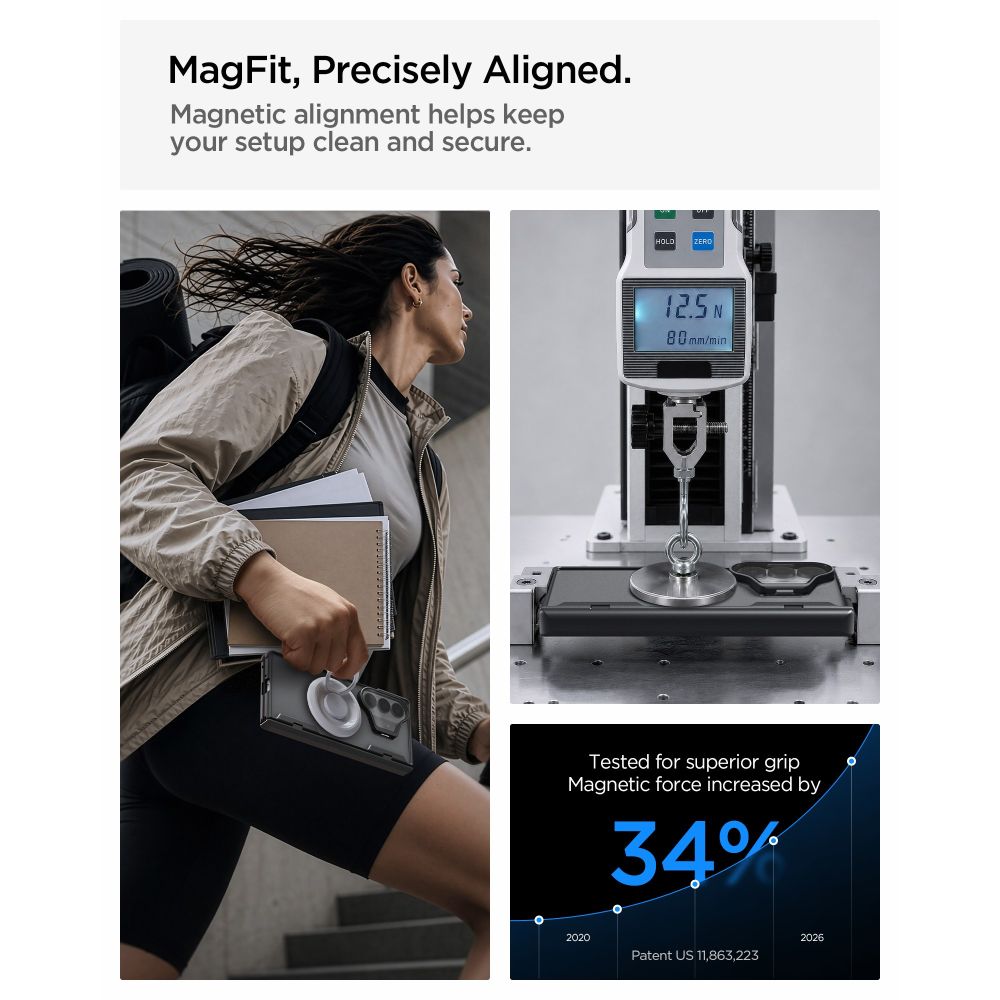 Spigen Optik Armor Pro Magsafe Galaxy Z Fold 8 Ultra Sort