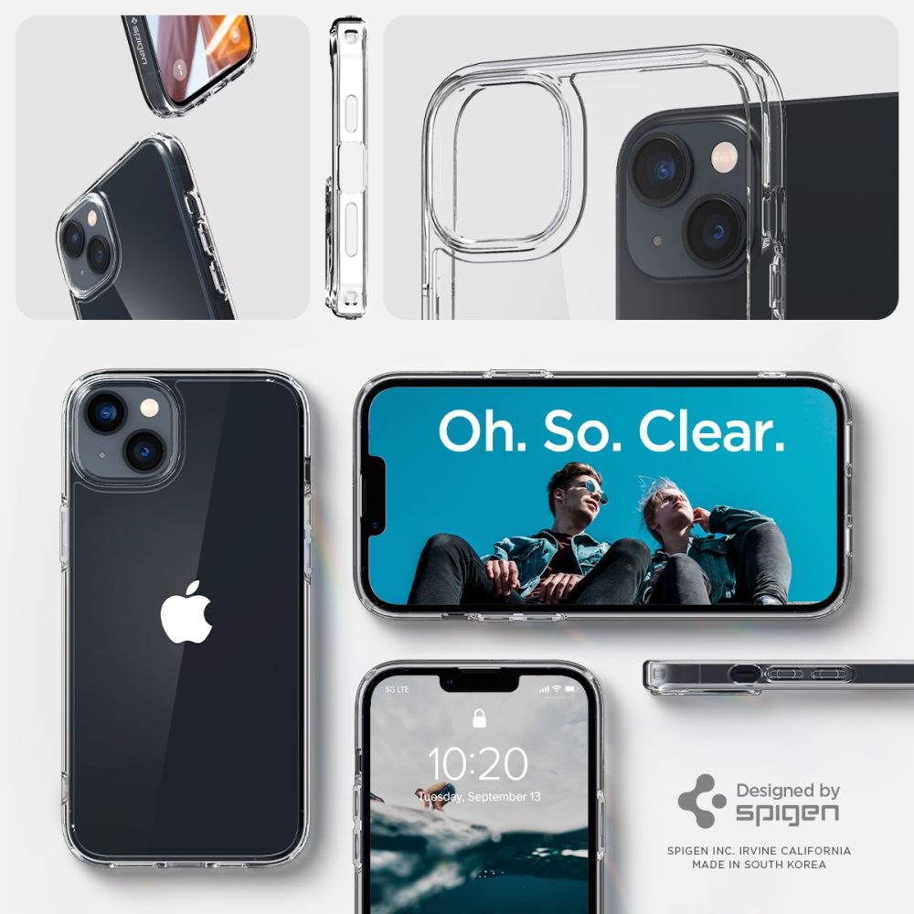 Spigen Ultra Hybrid Iphone 14 Krystalklar