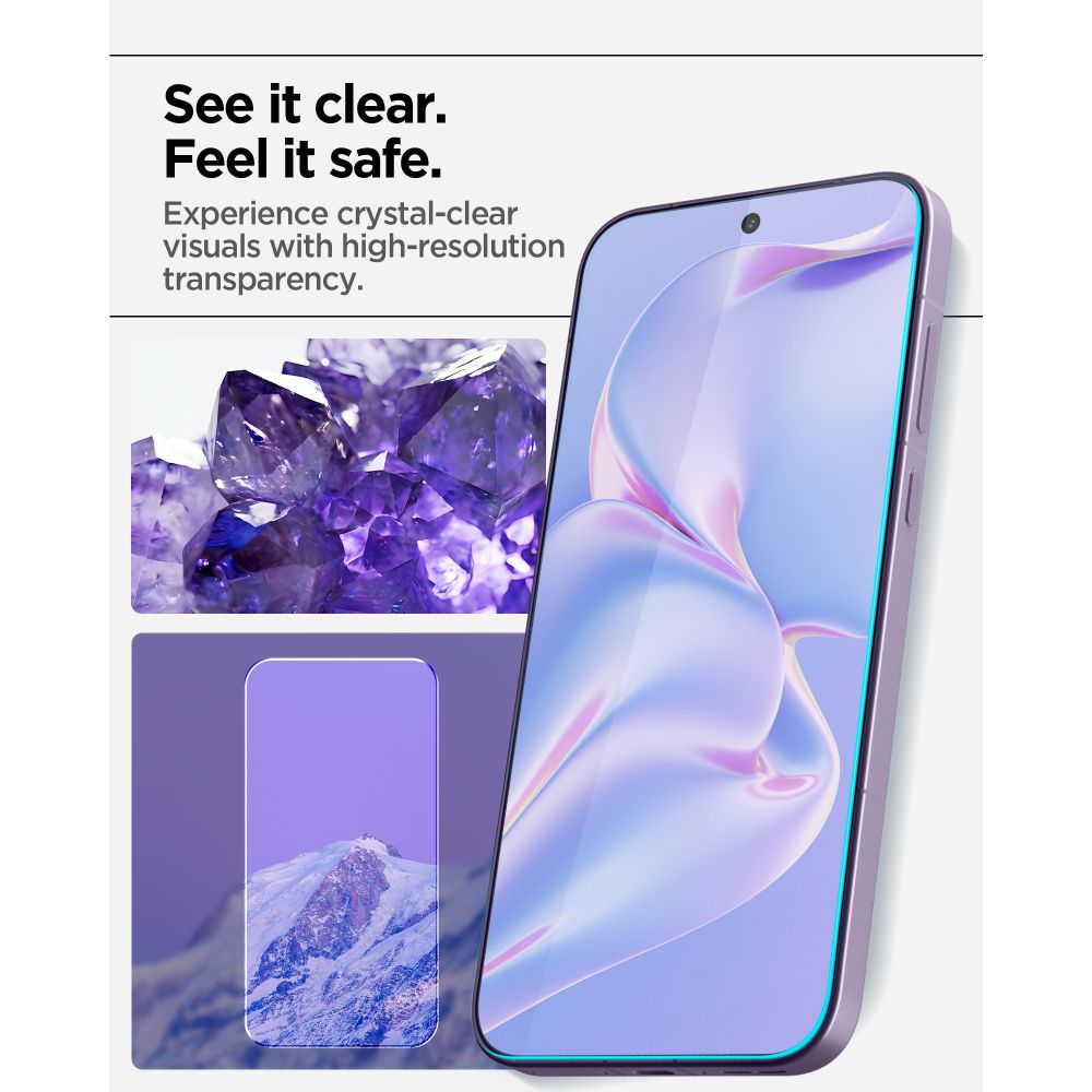 Hærdet Glas Spigen Alm Glas.Tr Slim Ac 2 Pack Oneplus 15 Clear
