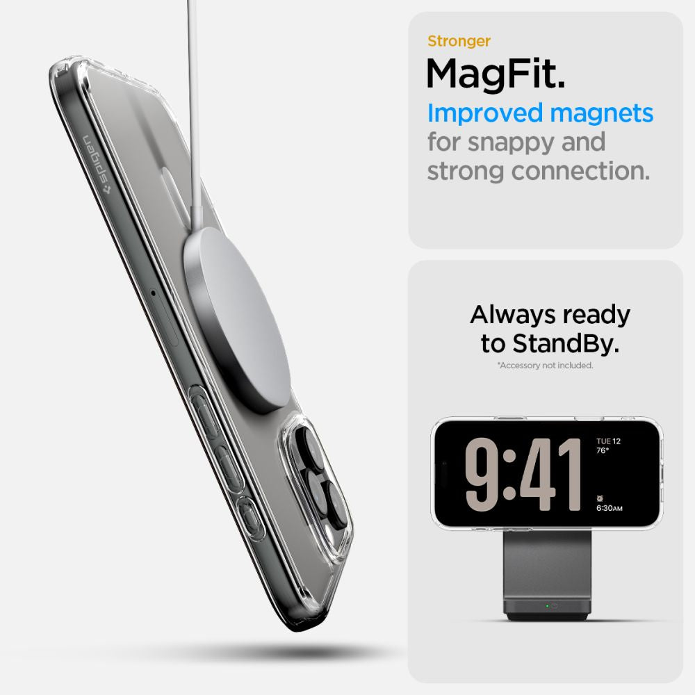 Spigen Ultra Hybrid 'T' Magsafe Iphone 16 Pro Hvid