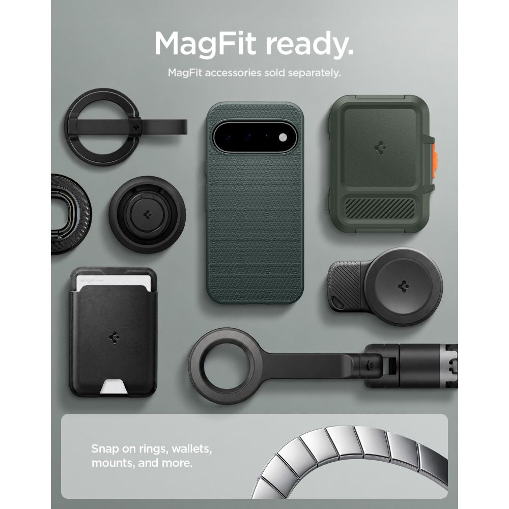 Spigen Liquid Air Mag Magsafe Google Pixel 11 Abyss Green