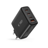 Tech Protect Nc100 W Gan 4 Ports Netværksopladder Pd 100 W / Qc3.0 Sort