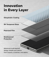 Privacyglas Ringke Cover Display Easy Slide 360 2 Pack Galaxy Z Fold 8 Ultra Privacy
