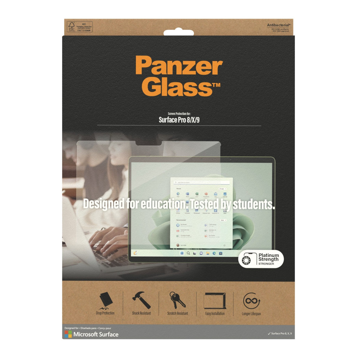 PanzerGlass 6262 tabletskærmbeskytter Klar skærmbeskytter Microsoft 1 stk