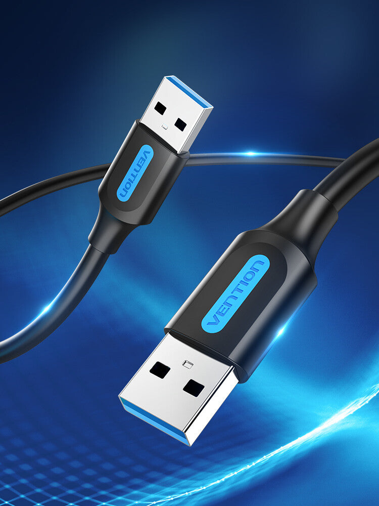 Vention CONBG USB-kabel USB 3.2 Gen 1 (3.1 Gen 1) 1,5 m USB A 5 Gbit/sek. Sort