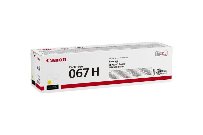Canon 067H tonerpatron 1 stk Original Gul