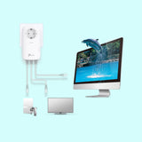 TP-Link TL-PA8033P KIT Power Line netværksadapter 1300 Mbit/s Ethernet LAN Hvid 2 stk