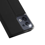 Dux Ducis Skin Pro case for Oppo Reno 8 flip cover card wallet stand black