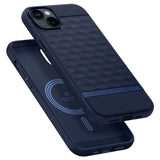 Caseology Parallax Mag Case med MagSafe til iPhone 14 Plus - Navy