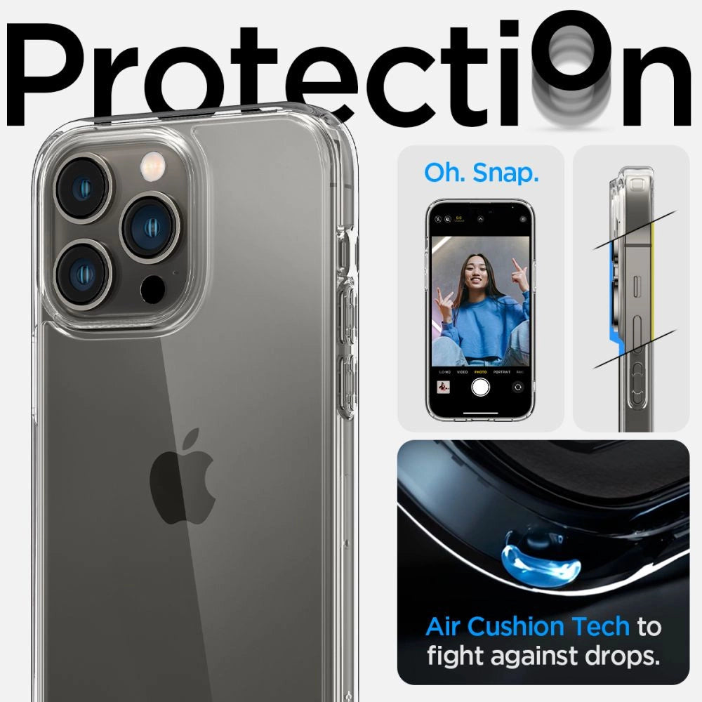 Spigen Ultra Hybrid iPhone 14 Pro Case - klar