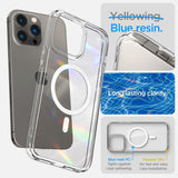 Spigen Ultra Hybrid Mag Case med MagSafe til iPhone 14 Pro - Clear/White