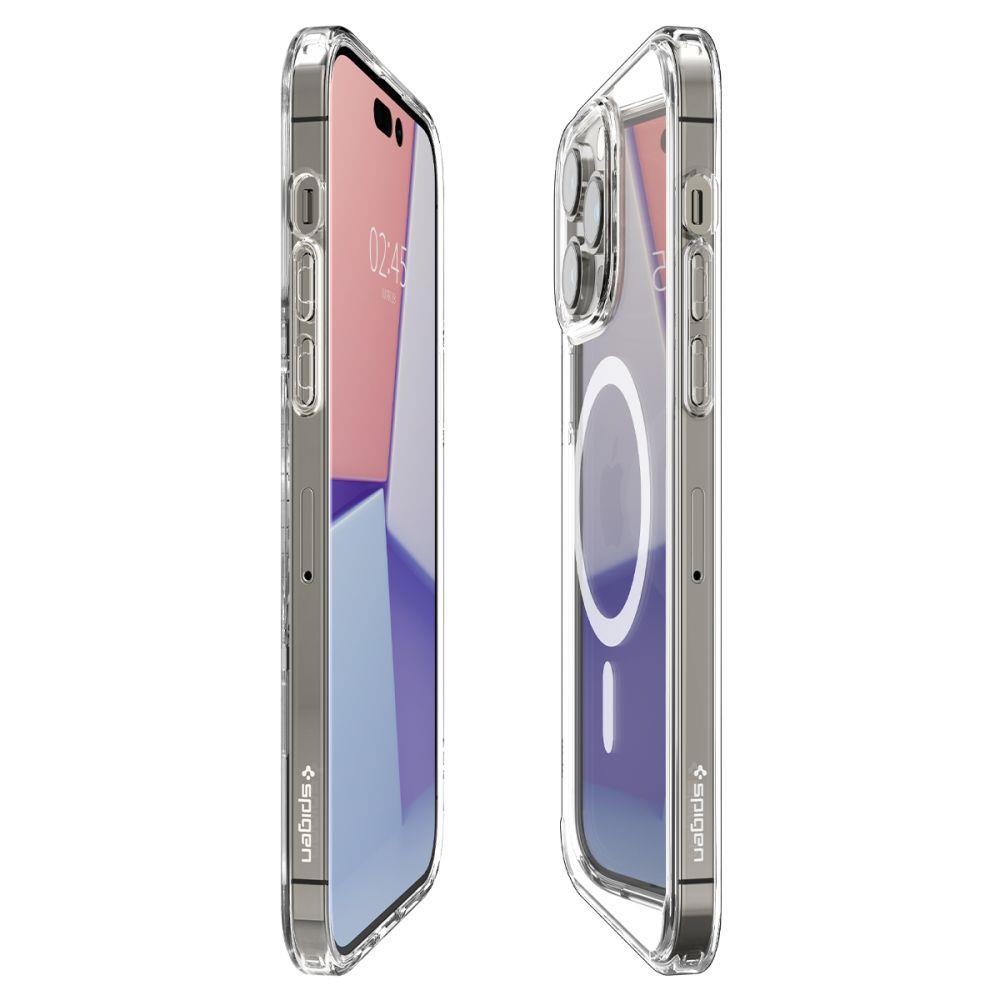 Spigen Ultra Hybrid Mag Case med MagSafe til iPhone 14 Pro - Clear/White