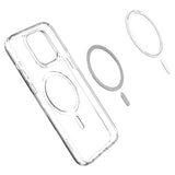 Spigen Ultra Hybrid Mag Case med MagSafe til iPhone 14 Pro Max - Clear/White