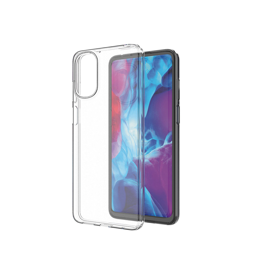 Ultra Clear 0,5 mm æske til Motorola Moto E32 tynd omslag gennemsigtig