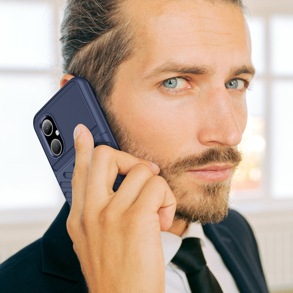 Thunder Case Xiaomi Poco M4 5G silikone rustning case blå