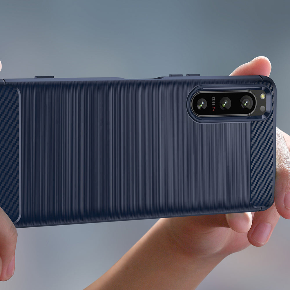 Thunder Case til Xiaomi Poco F4 5G silikone rustning case blå