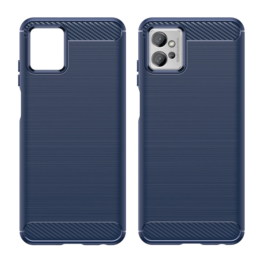 Carbon Case til Realme Narzo 50 5G fleksible silikone carbon cover sort
