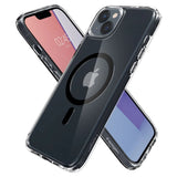 Spigen Ultra Hybrid Mag Case med MagSafe til iPhone 14 Plus - klar sort