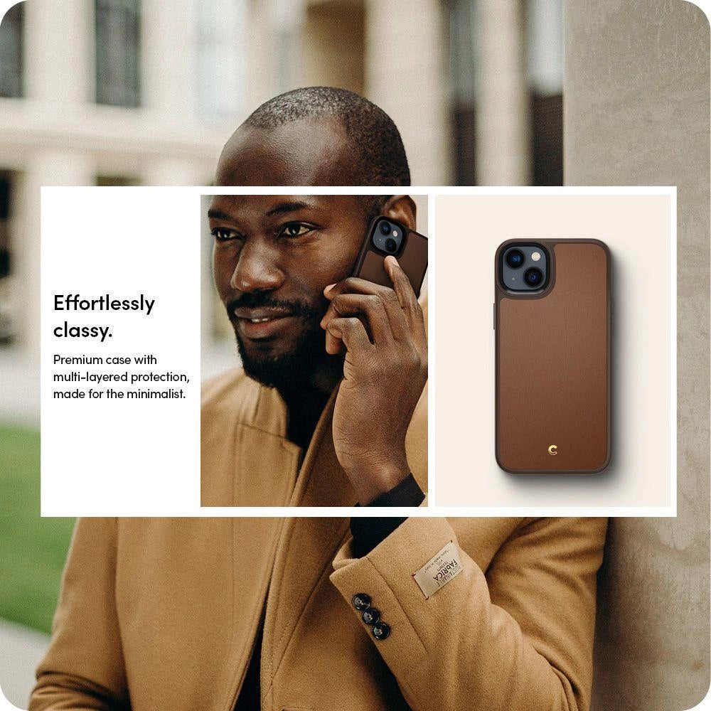 Spigen Cyrill Kajuk Mag Case med MagSafe til iPhone 14 Plus - Brunt