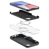 Spigen Silicone Fit Mag Case med MagSafe til iPhone 14 Plus - sort