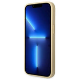 Guess GUHCP14SHGGSHD iPhone 14 6.1" gold/gold hard case Glitter Script