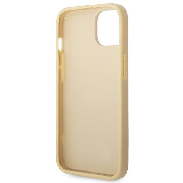 Guess GUHCP14SHGGSHD iPhone 14 6.1" gold/gold hard case Glitter Script