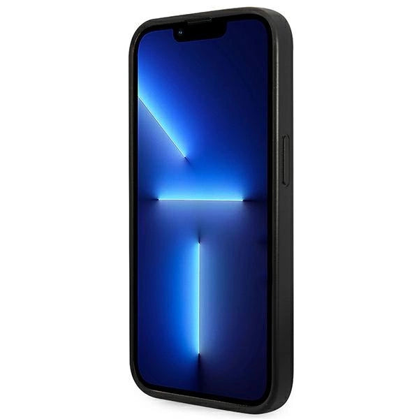 Guess GUHCP14XG4GLGR iPhone 14 Pro Max 6.7" grey/grey hard case 4G Stripe Collection