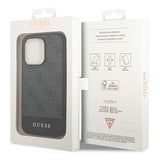 Guess GUHCP14XG4GLGR iPhone 14 Pro Max 6.7" grey/grey hard case 4G Stripe Collection