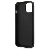 Guess Saffiano Strap Case for iPhone 14 Plus - Black