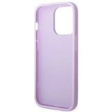 Guess Saffiano Strap Case for iPhone 14 Pro - Purple