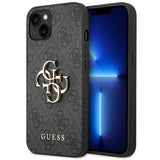 Gæt 4G Big Metal Logo iPhone 14 Case - Grå