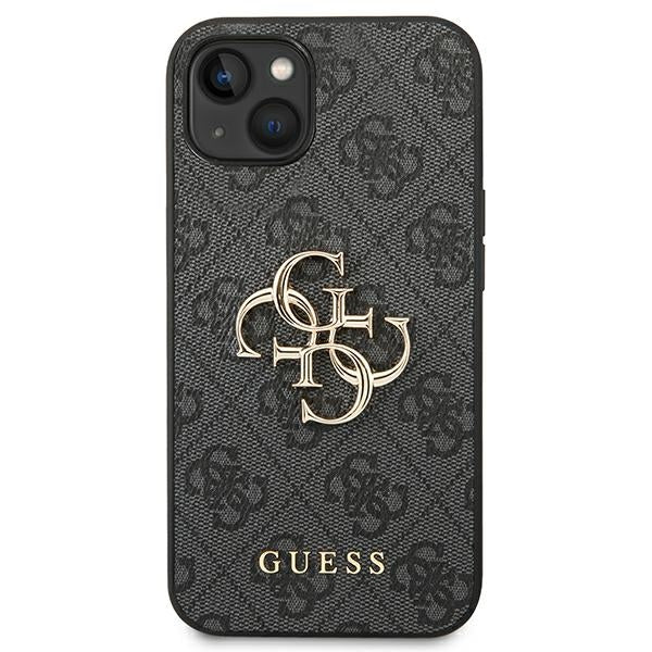 Gæt 4G Big Metal Logo iPhone 14 Case - Grå