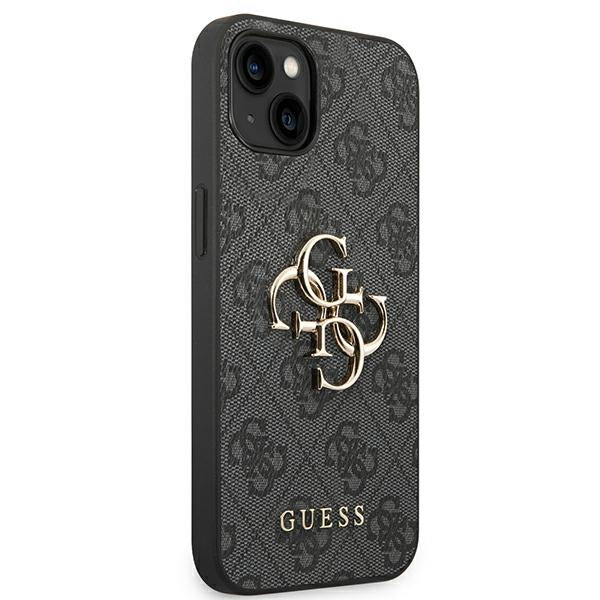 Gæt 4G Big Metal Logo iPhone 14 Case - Grå
