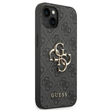 Gæt 4G Big Metal Logo iPhone 14 Case - Grå