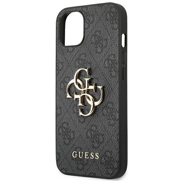 Gæt 4G Big Metal Logo iPhone 14 Case - Grå
