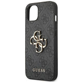 Gæt 4G Big Metal Logo iPhone 14 Case - Grå