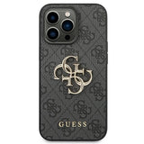 Guess GUHCP14L4GMGGR iPhone 14 Pro 6,1" szary/grå hardcase 4G Big Metal Logo