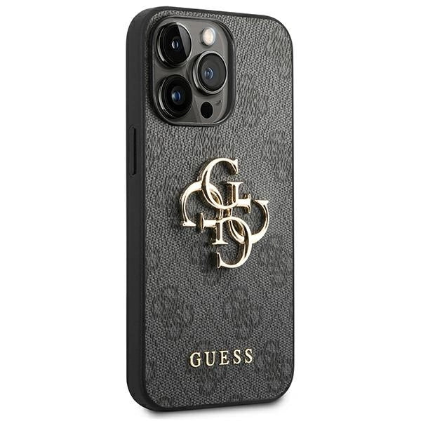 Guess GUHCP14X4GMGGR iPhone 14 Pro Max 6,7" szary/grå hardcase 4G Big Metal Logo