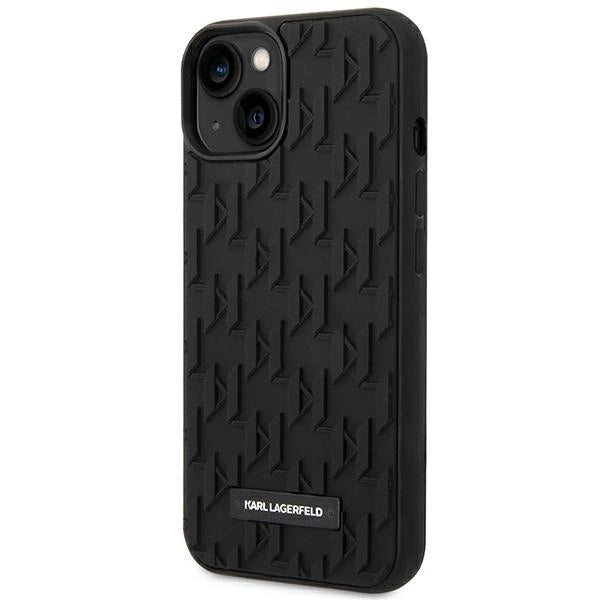 Karl Lagerfeld 3D Monogram Case for iPhone 14 Plus - Black