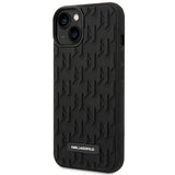 Karl Lagerfeld 3D Monogram Case for iPhone 14 Plus - Black