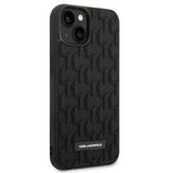 Karl Lagerfeld 3D Monogram Case for iPhone 14 Plus - Black