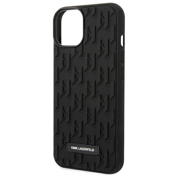 Karl Lagerfeld 3D Monogram Case for iPhone 14 Plus - Black